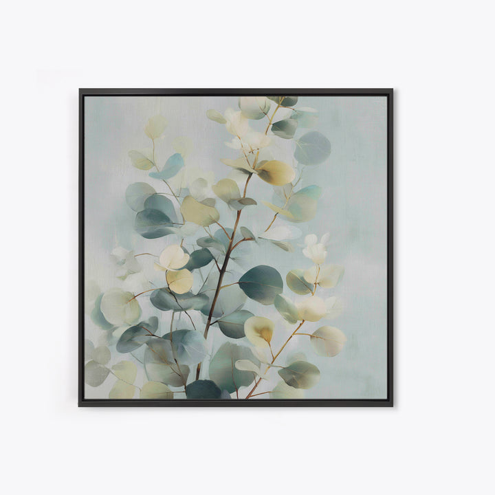 Botanical Eucalyptus Branch Canvas Print, Medical Office Art, Modern Decor, Office Decor, Fine Art, Calm, Home Decor, MOA-1x1-75
