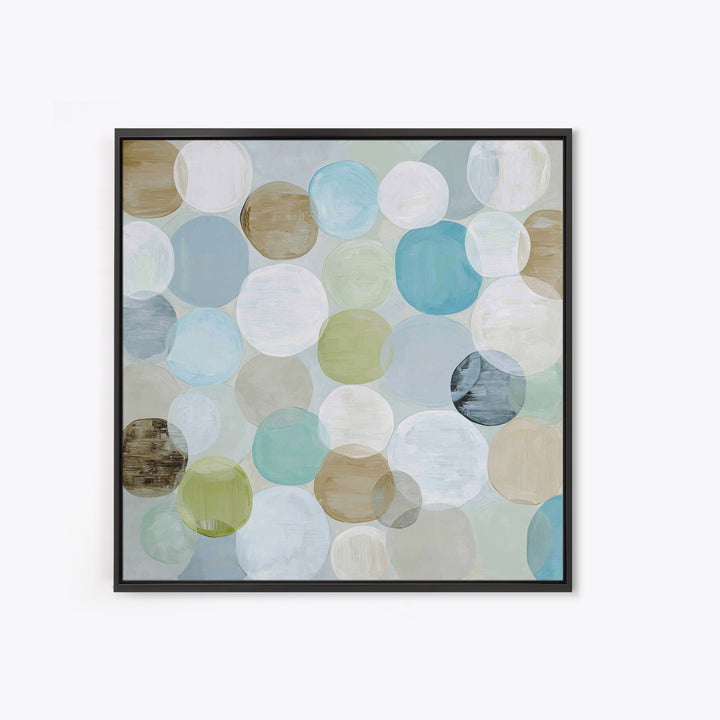 Abstract Cells and Circles as Soothing Pattern Canvas Print, Medical Office Art, Room Decor, Office Decor, Fine Art, Calm, MOA-1x1-77