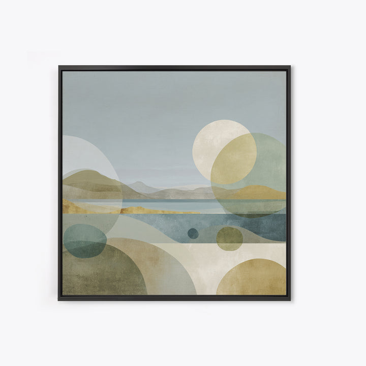 Clean Geometric Composition Canvas Print, Medical Office Art, Neutral Decor, Office Decor, Fine Art, Calm, Wall Art, Home Decor, MOA-1x1-82