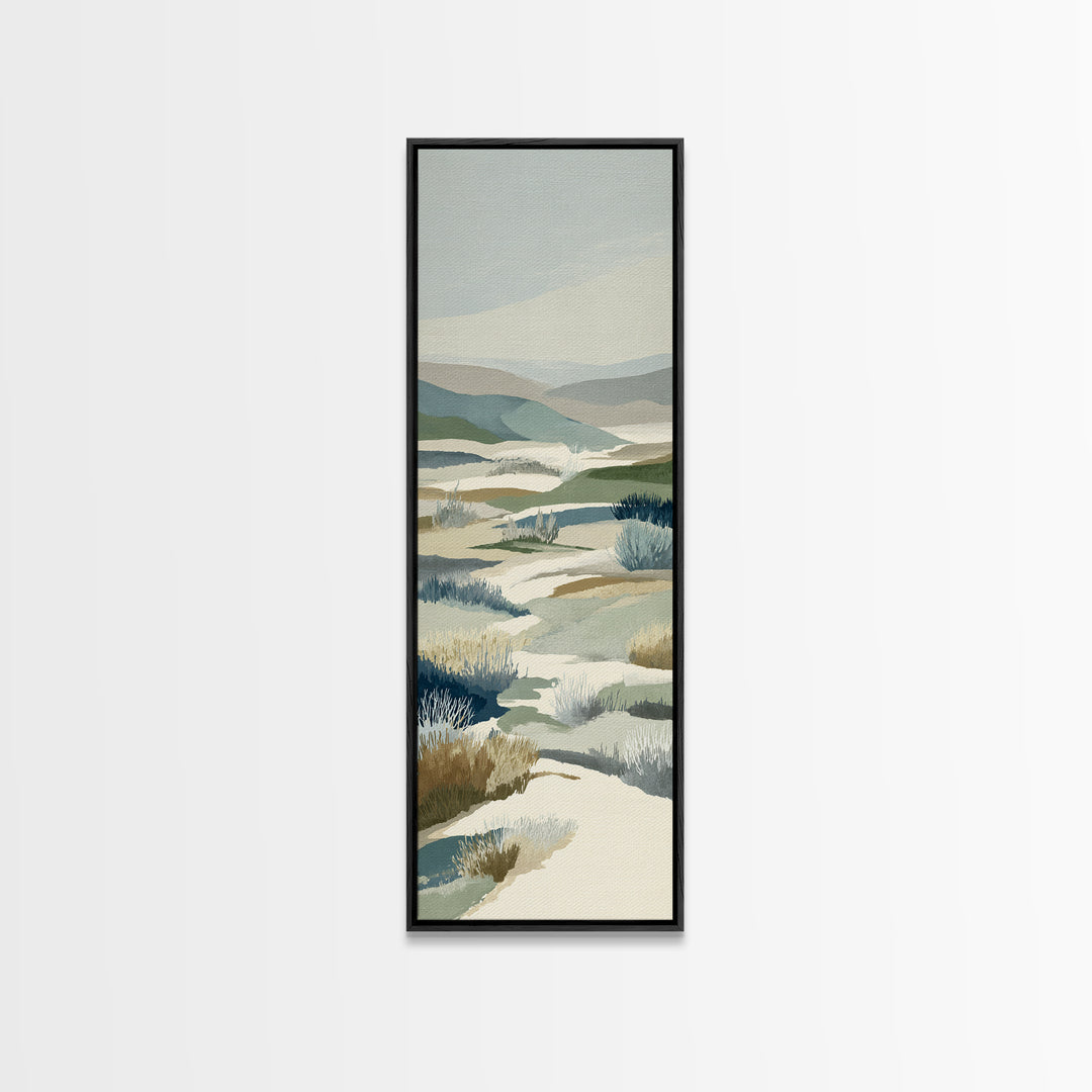 Clean Geometric Composition Canvas Print, Medical Office Art, Anatomy Art, Office Decor, Fine Art, Calm, Statement Artwork, MOA-1x3-22