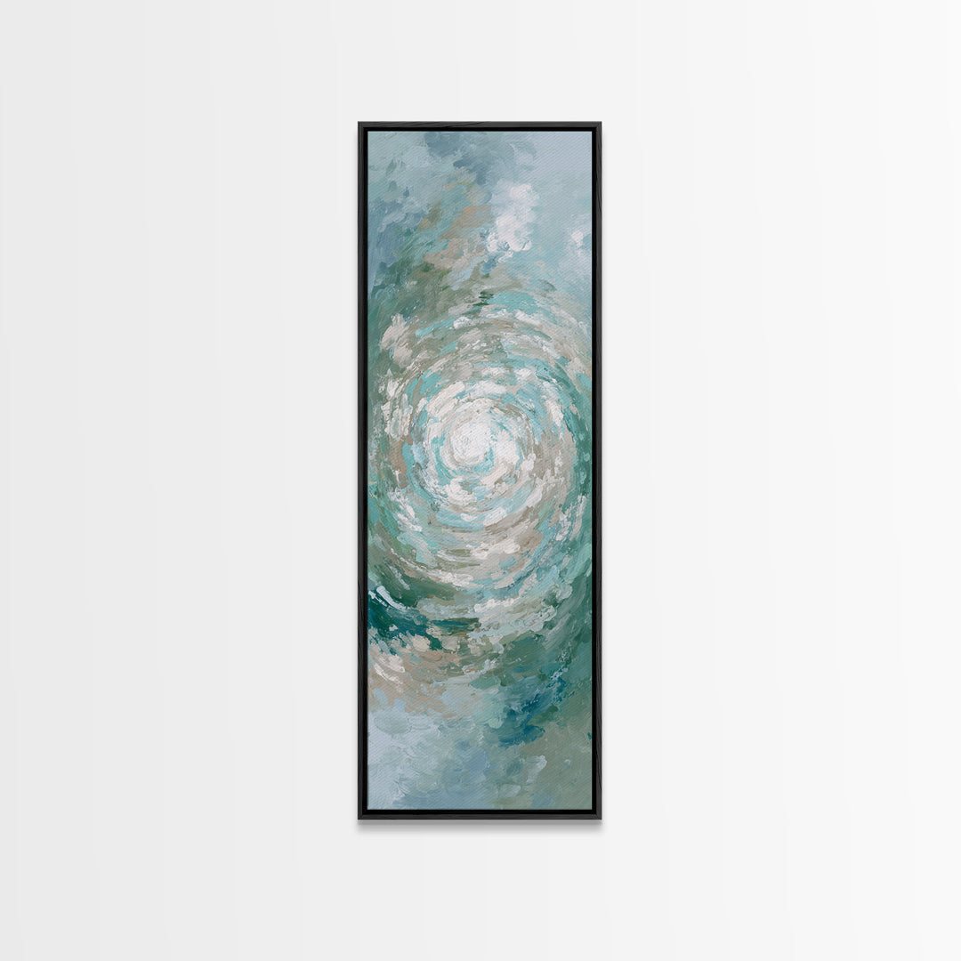Abstract Healing Spiral Canvas Print, Medical Office Art, Office Decor, Abstract Art, Calm, Anatomy Wall Art, MOA-1x3-27