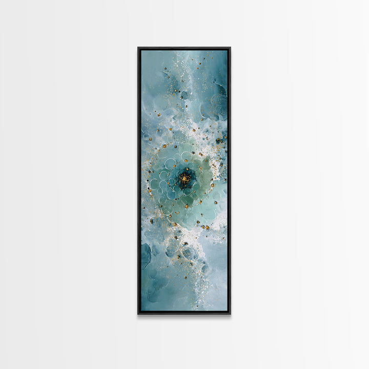 Abstract Healing Spiral Canvas Print, Medical Office Art, Medical Decor, Office Decor, Calm, Science Art, Neuroscience Art, MOA-1x3-51