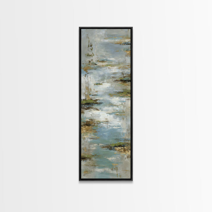 Simple Line Figure Framed Canvas Print, Medical Office Art, Heart Anatomy Print, Office Decor, Oil Painting, Calm, MOA-1x3-54