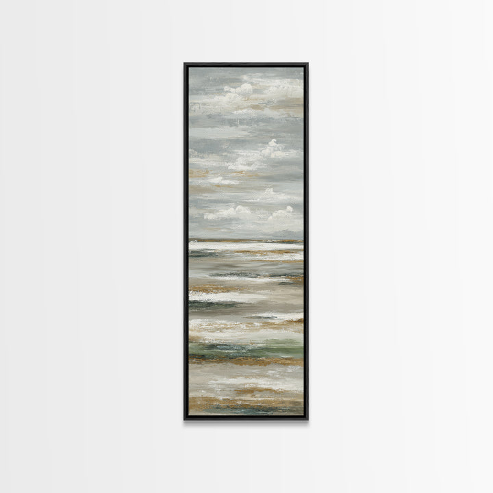 Large Neutral Landscape Framed Canvas Print, Medical Office Art, Printable Card, Office Decor, Fine Art, Calm, School Nurse Art, MOA-1x3-76