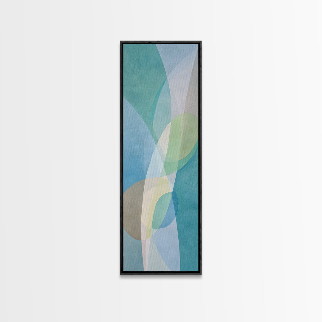 Abstract Healing Spiral Canvas Print, Medical Office Art, Nurse Wall Art, Office Decor, Abstract Art, Calm, Room Decor, MOA-1x3-99