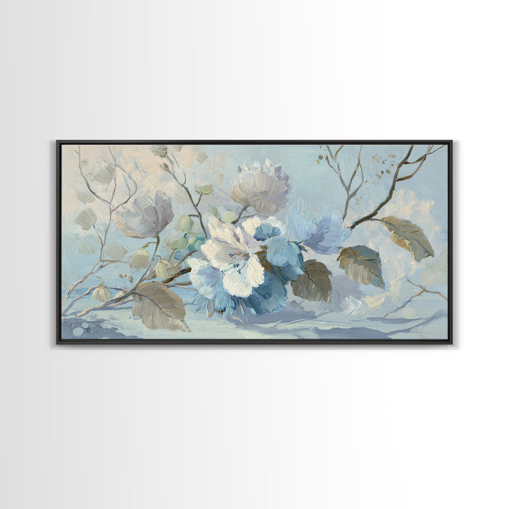 Lavender Botanical Still Life Canvas Print, Medical Office Art, Contemporary Art, Office Decor, Fine Art, Calm, Animal Art, MOA-2x1-17