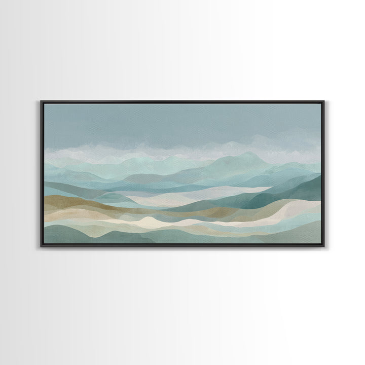 Simple Line Figure Framed Canvas Print, Medical Office Art, Fine Art Print, Office Decor, Fine Art, Calm, Wall Decor, MOA-2x1-38
