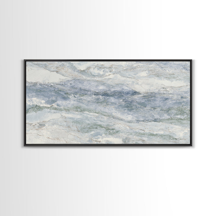 Subtle Marble Texture Canvas Print, Medical Office Art, Printable Wall Art, Office Decor, Oil Painting, Calm, Anatomy Wall Art, MOA-2x1-39