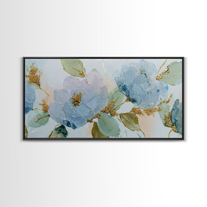 Lavender Botanical Still Life Canvas Print, Medical Office Art, Contemporary Art, Office Decor, Fine Art, Calm, Animal Art, MOA-2x1-41