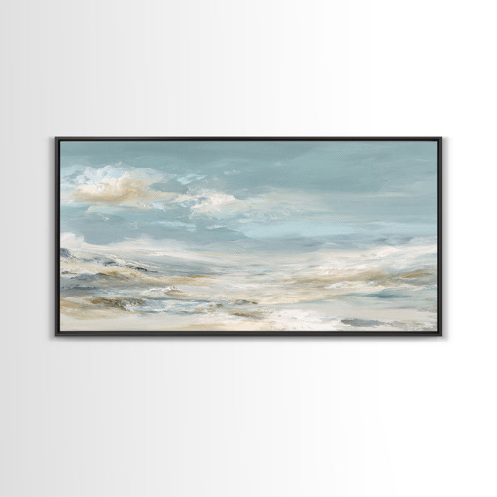 Sky and Cloud Scene Canvas Print, Medical Office Art, Medical Student Gift, Office Decor, Oil Painting, Calm, Anatomy Poster, MOA-2x1-53