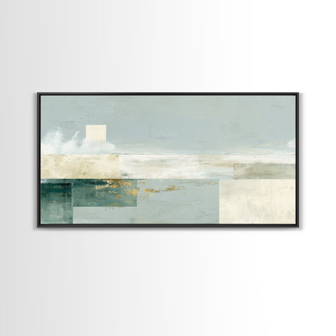 Clean Geometric Composition Canvas Print, Medical Office Art, Contemporary Art, Office Decor, Abstract Art, Calm, Animal Art, MOA-2x1-54