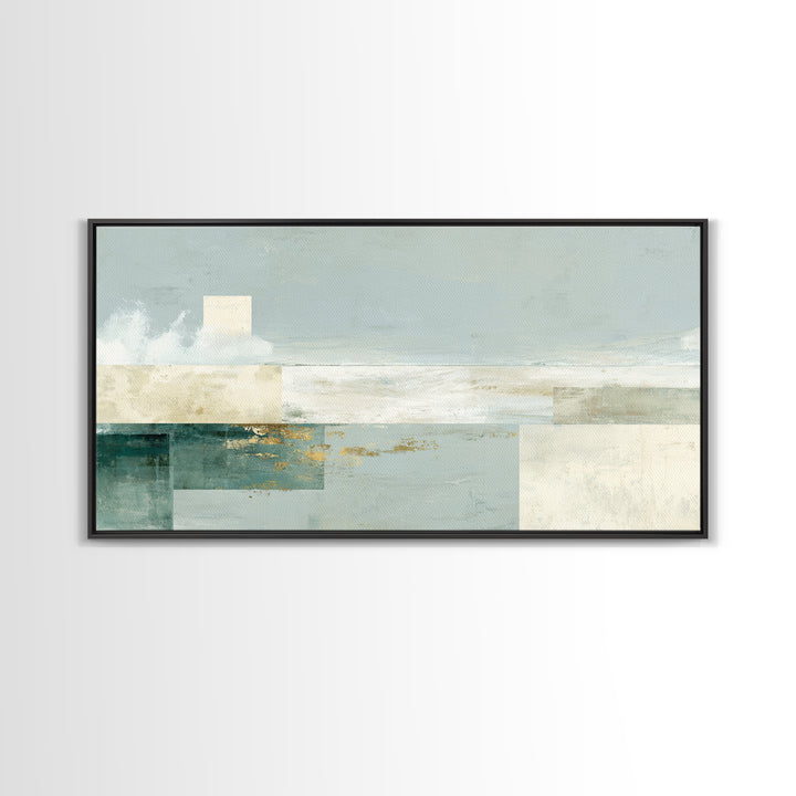 Clean Geometric Composition Canvas Print, Medical Office Art, Contemporary Art, Office Decor, Abstract Art, Calm, Animal Art, MOA-2x1-54