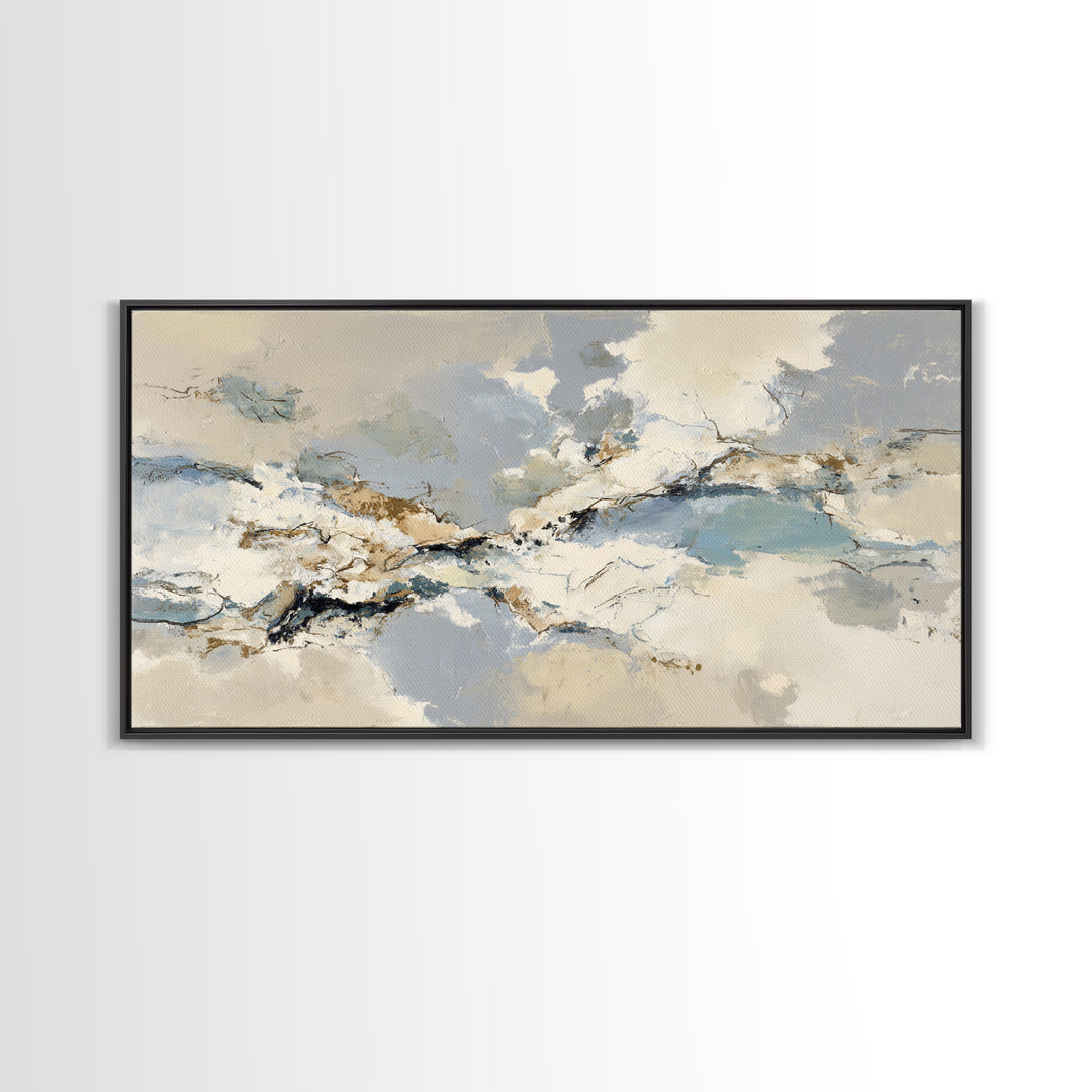 Simple Line Figure Canvas Print, Medical Office Art, Room Decor, Office Decor, Oil Painting, Calm, Medical Student Gift, MOA-2x1-62