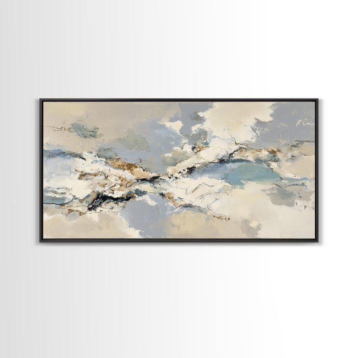 Simple Line Figure Canvas Print, Medical Office Art, Room Decor, Office Decor, Oil Painting, Calm, Medical Student Gift, MOA-2x1-62