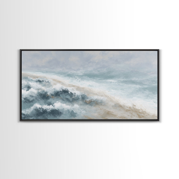 Subtle Marble Texture Canvas Print, Medical Office Art, Medical Decor, Office Decor, Calm, Science Art, Neuroscience Art, MOA-2x1-63