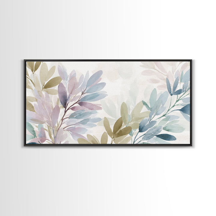 Lavender Botanical Still Life Framed Canvas Print, Medical Office Art, Office Decor, Calm, Brain Poster, Healthcare Wall Art, MOA-2x1-65