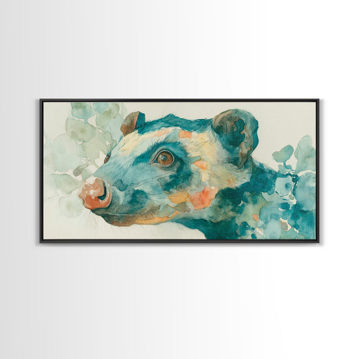 Subtle Marble Texture Framed Canvas Print, Medical Office Art, Educational Poster, Office Decor, Fine Art, Calm, Fine Art Print, MOA-2x1-87