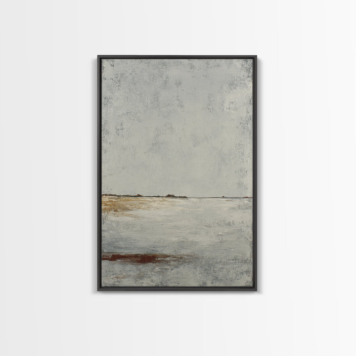 Peaceful Ocean Horizon Framed Canvas Print, Medical Office Art, Minimalist Decor, Office Decor, Calm, Dental Office Decor, MOA-2x3-12
