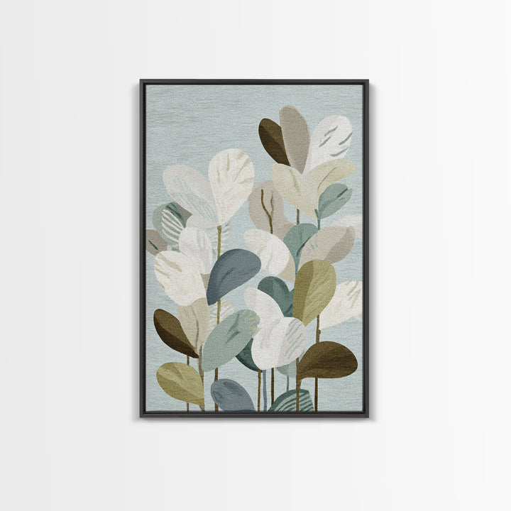 Clean Geometric Composition Framed Canvas Print, Medical Office Art, Room Decor, Office Decor, Abstract Art, Calm, MOA-2x3-18