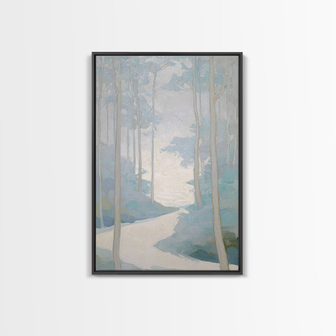 Gentle Forest Path Canvas Print, Medical Office Art, Digital Wall Art, Office Decor, Fine Art, Calm, Healthcare Wall Art, MOA-2x3-49