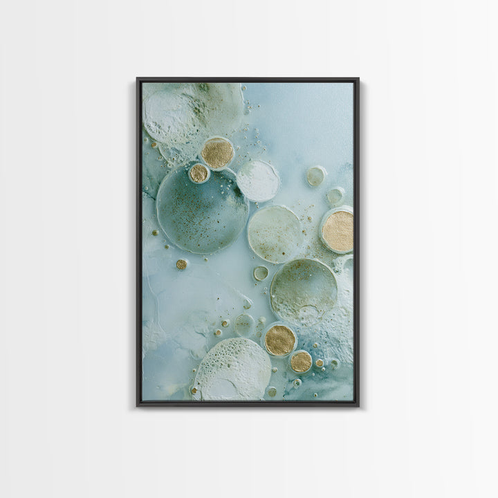 Abstract Cells and Circles as Soothing Pattern Canvas Print, Medical Office Art, Minimalist Art, Office Decor, Fine Art, Calm, MOA-2x3-61