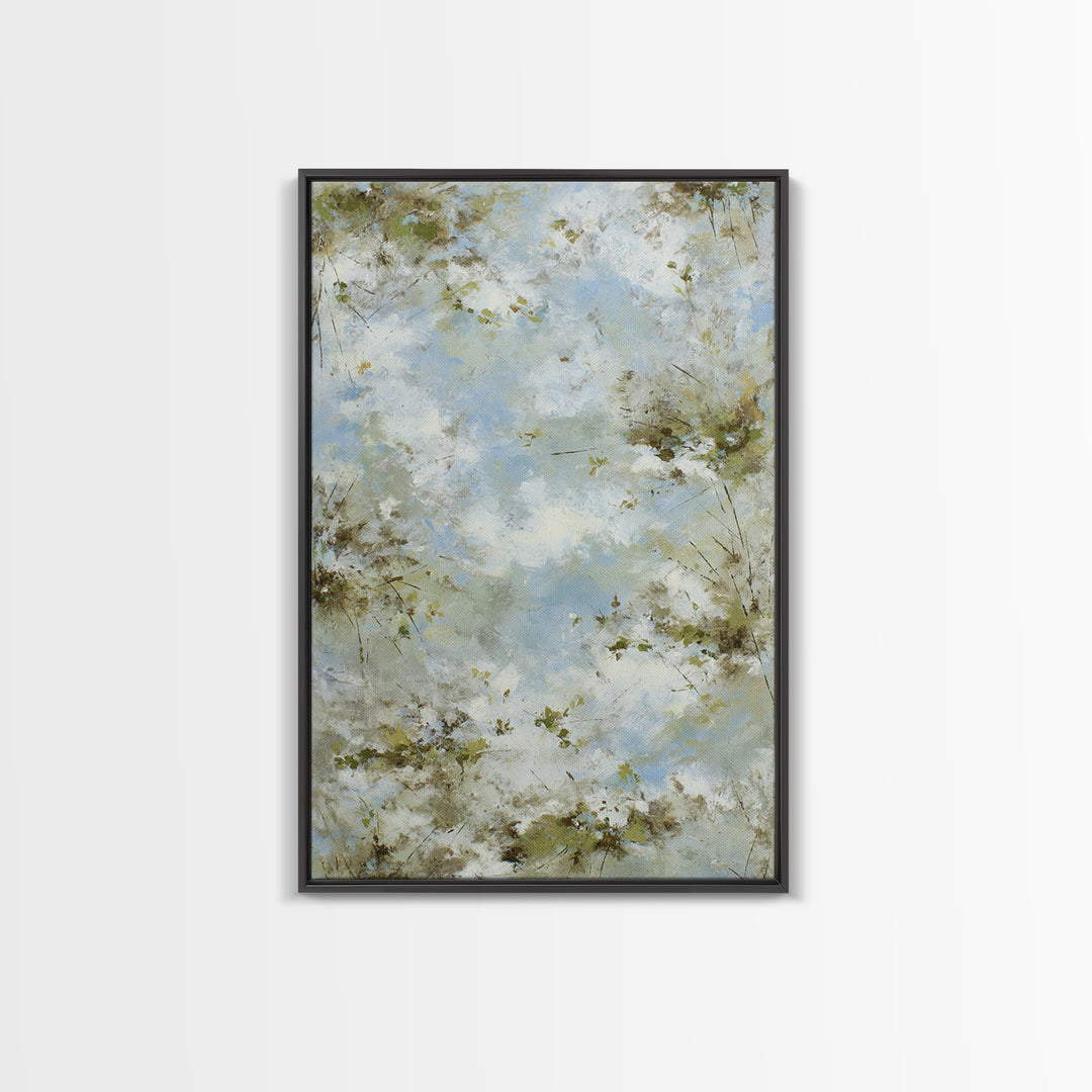 Sunlit Meadow with Wildflowers and Calm Mood Canvas Print, Medical Office Art, Medical Student Gift, Office Decor, Calm, MOA-2x3-68