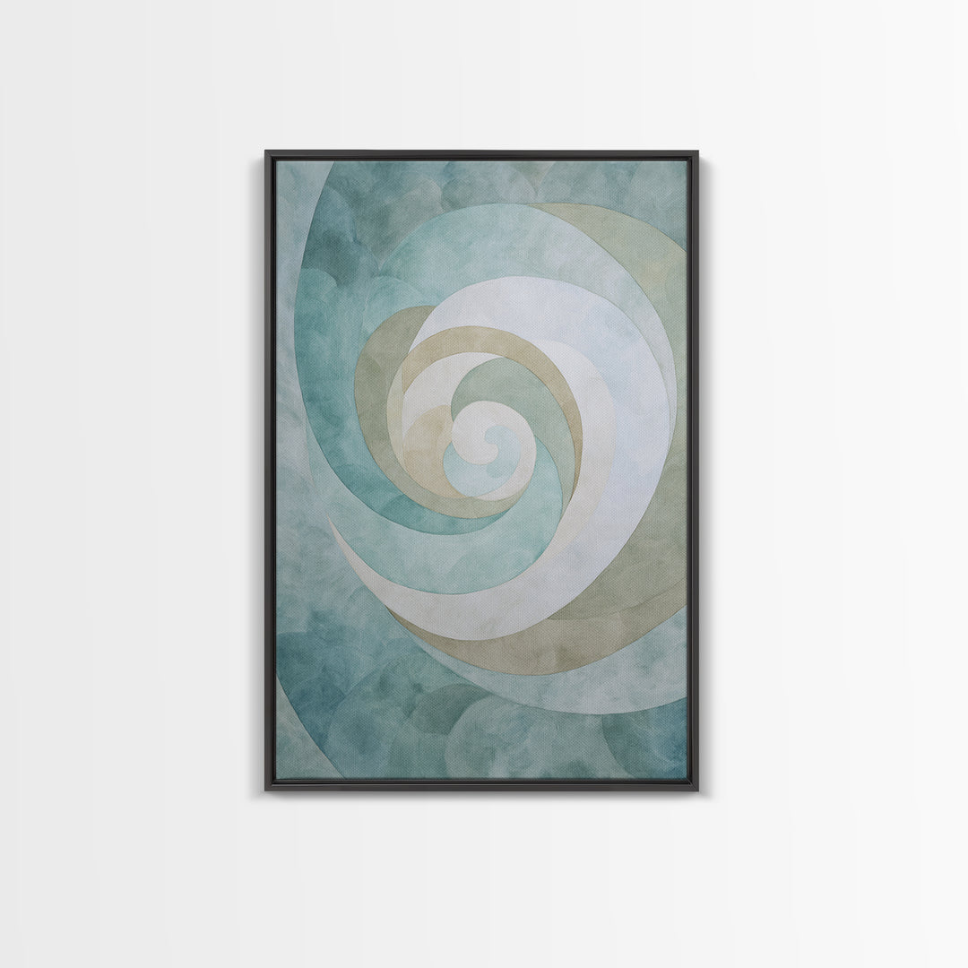 Abstract Healing Spiral Canvas Print, Medical Office Art, Digital Wall Art, Office Decor, Fine Art, Calm, Healthcare Wall Art, MOA-2x3-71
