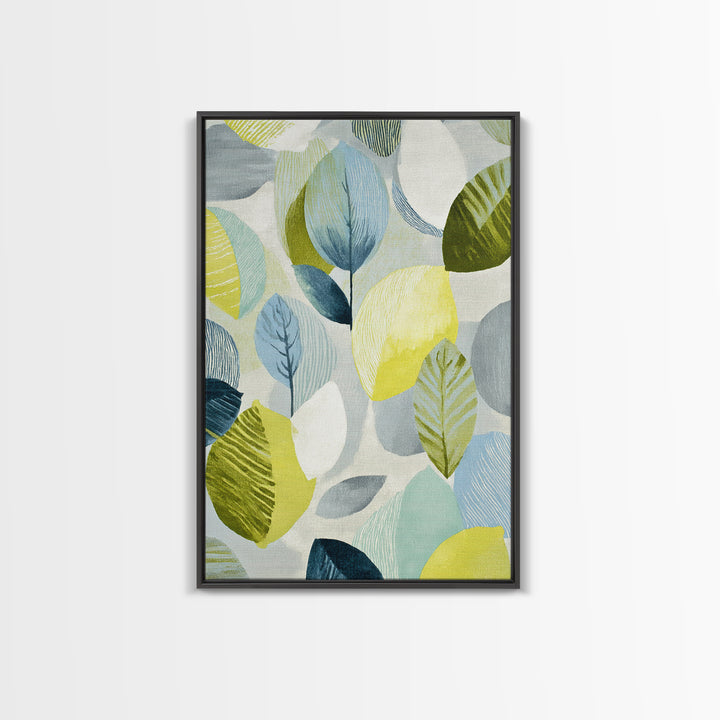 Fresh Citrus and Leaves for Bright Optimism Framed Canvas Print, Medical Office Art, Anatomy Poster, Office Decor, Oil Painting, MOA-2x3-8
