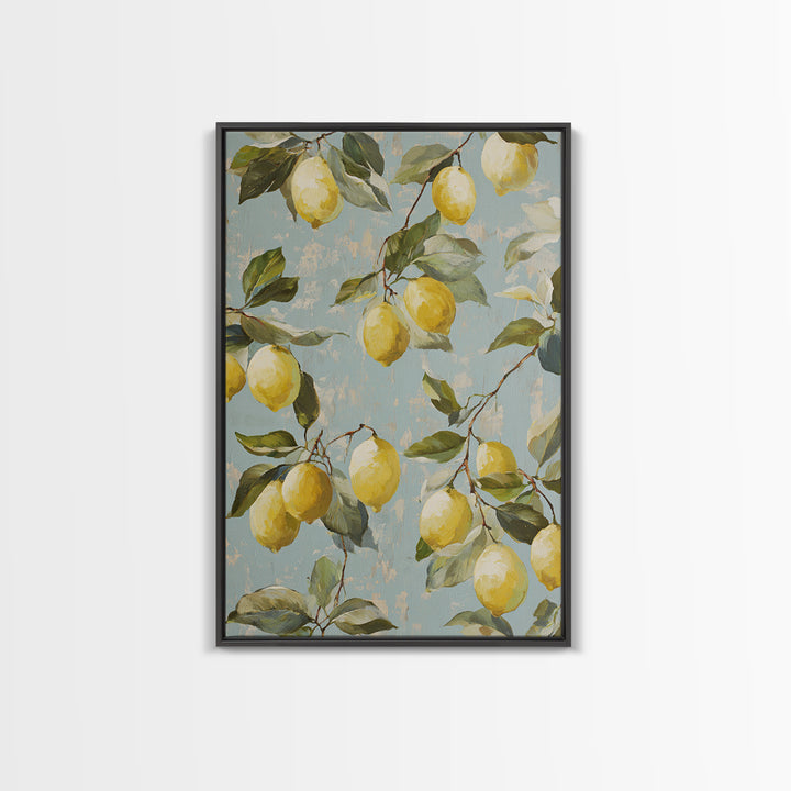 Fresh Citrus and Leaves for Bright Optimism Canvas Print, Medical Office Art, Office Decor, Calm, Medical Wall Art, MOA-2x3-80