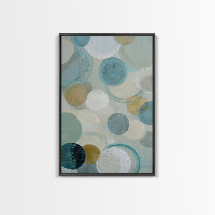 Abstract Cells and Circles as Soothing Pattern Canvas Print, Medical Office Art, Medical Office Decor, Office Decor, Calm, MOA-2x3-85