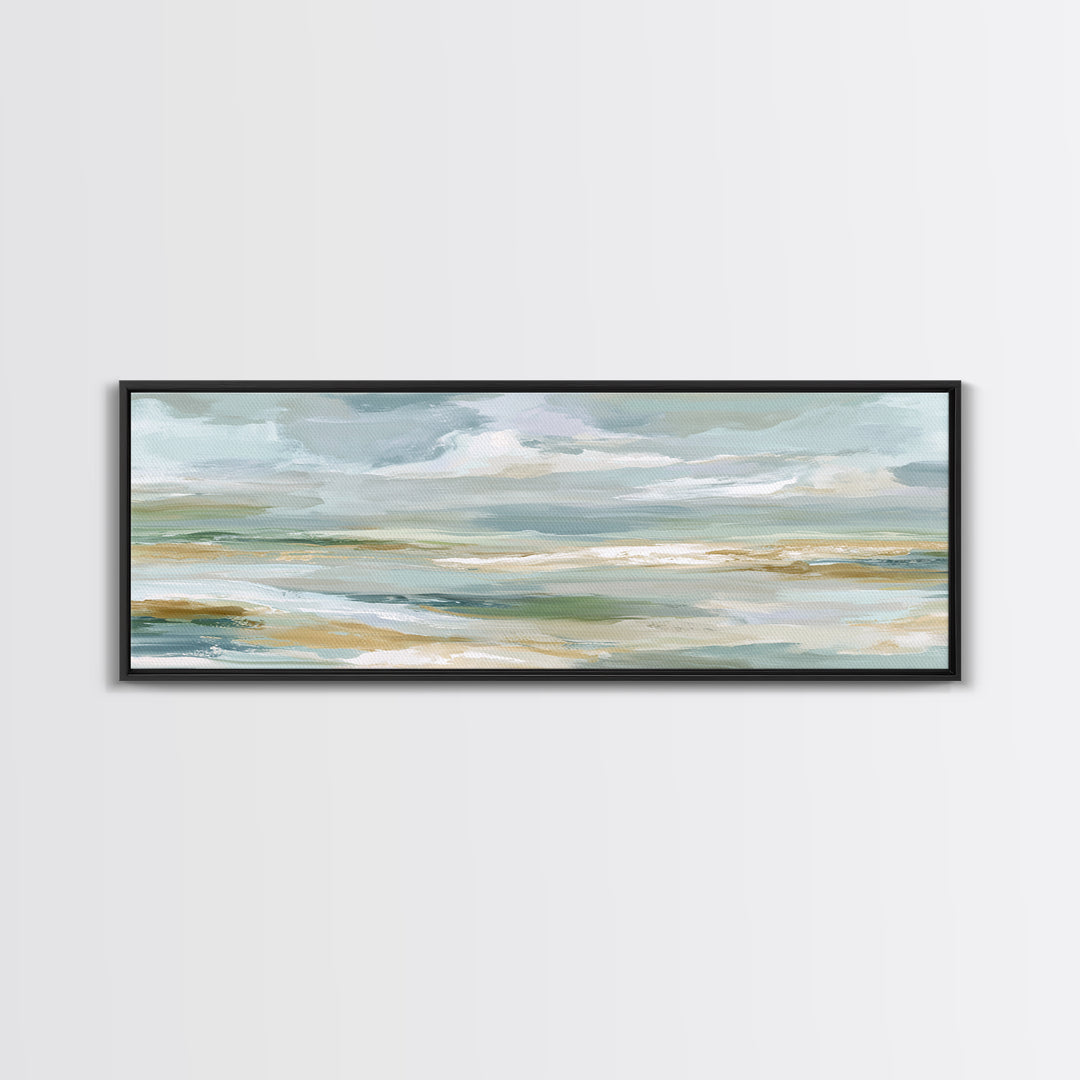Sky and Cloud Scene Framed Canvas Print, Medical Office Art, Medical Art, Office Decor, Calm, Biology Art, Nurse Wall Art, MOA-3x1-1