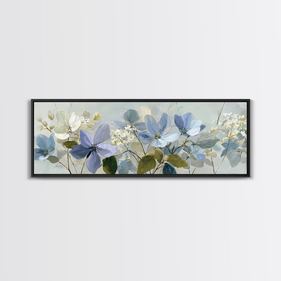 Lavender Botanical Still Life Framed Canvas Print, Medical Office Art, Anatomy Wall Art, Office Decor, Watercolor Art, Calm, MOA-3x1-37