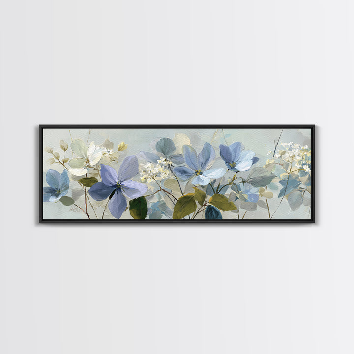 Lavender Botanical Still Life Framed Canvas Print, Medical Office Art, Anatomy Wall Art, Office Decor, Watercolor Art, Calm, MOA-3x1-37