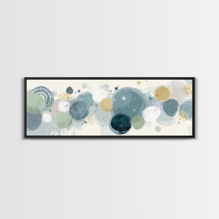 Abstract Cells and Circles as Soothing Pattern Canvas Print, Medical Office Art, Healthcare Wall Art, Office Decor, MOA-3x1-45