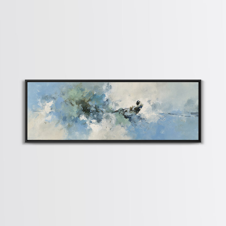 Simple Line Figure Framed Canvas Print, Medical Office Art, Printable Card, Office Decor, Fine Art, Calm, School Nurse Art, MOA-3x1-58