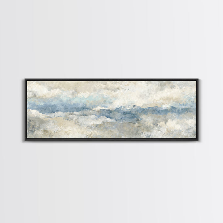Subtle Marble Texture Framed Canvas Print, Medical Office Art, Wall Art, Office Decor, Fine Art, Calm, Printable Card, MOA-3x1-59