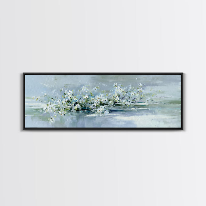 Lavender Botanical Still Life Canvas Print, Medical Office Art, Anatomy Art, Office Decor, Watercolor Art, Calm, MOA-3x1-61