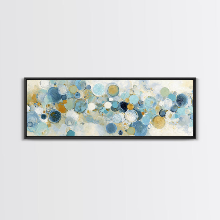 Abstract Cells and Circles as Soothing Pattern Canvas Print, Medical Office Art, Heart Anatomy Print, Office Decor, Calm, MOA-3x1-69