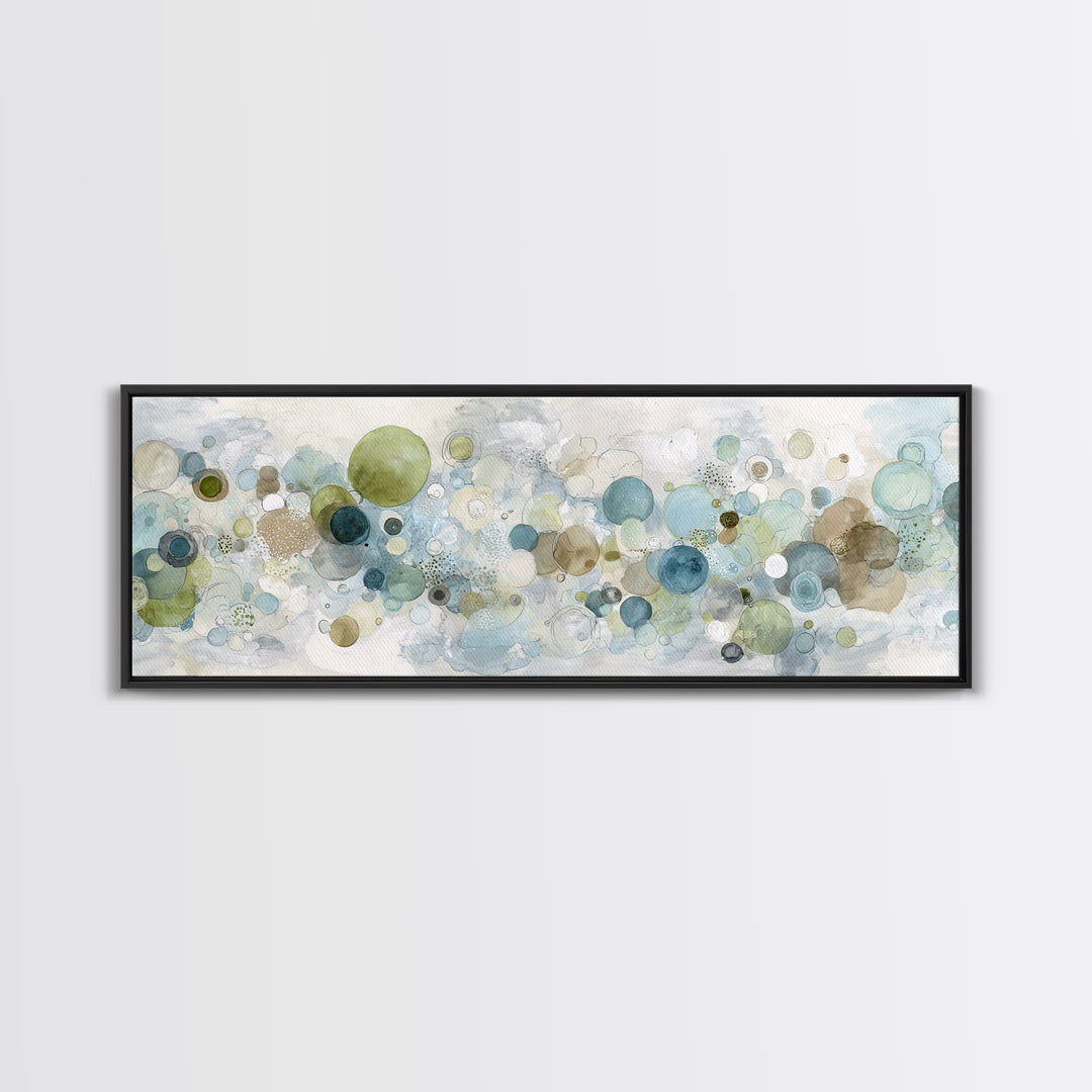 Abstract Cells and Circles as Soothing Pattern Canvas Print, Medical Office Art, Medical School, Office Decor, Fine Art, Calm, MOA-3x1-93