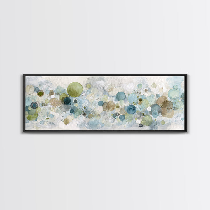 Abstract Cells and Circles as Soothing Pattern Canvas Print, Medical Office Art, Medical School, Office Decor, Fine Art, Calm, MOA-3x1-93
