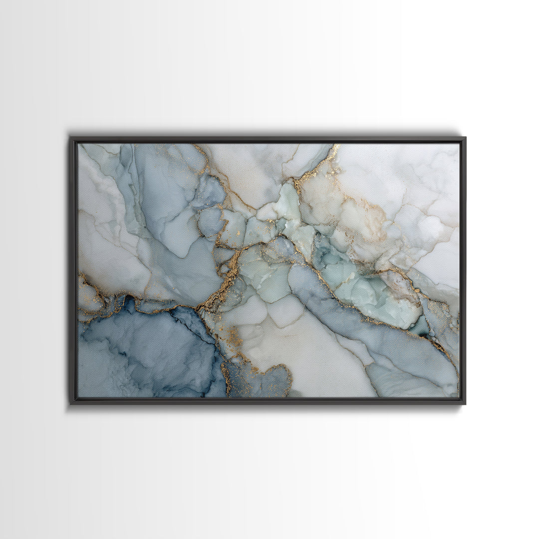 Subtle Marble Texture Framed Canvas Print, Medical Office Art, Anatomy Wall Art, Office Decor, Fine Art, Calm, Neuroscience Art, MOA-3x2-23