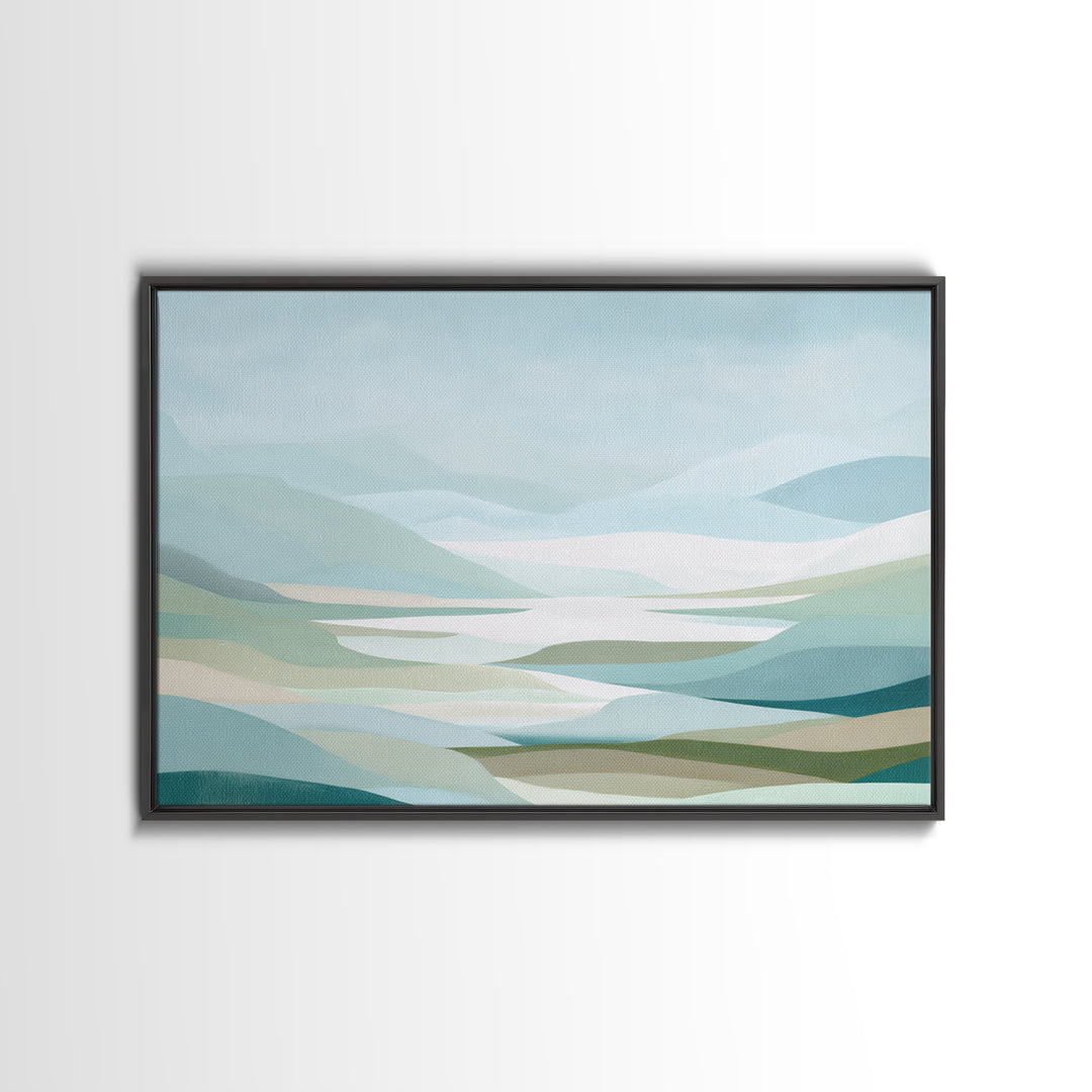 Clean Geometric Composition Canvas Print, Medical Office Art, Printable Card, Office Decor, Abstract Art, Calm, MOA-3x2-62