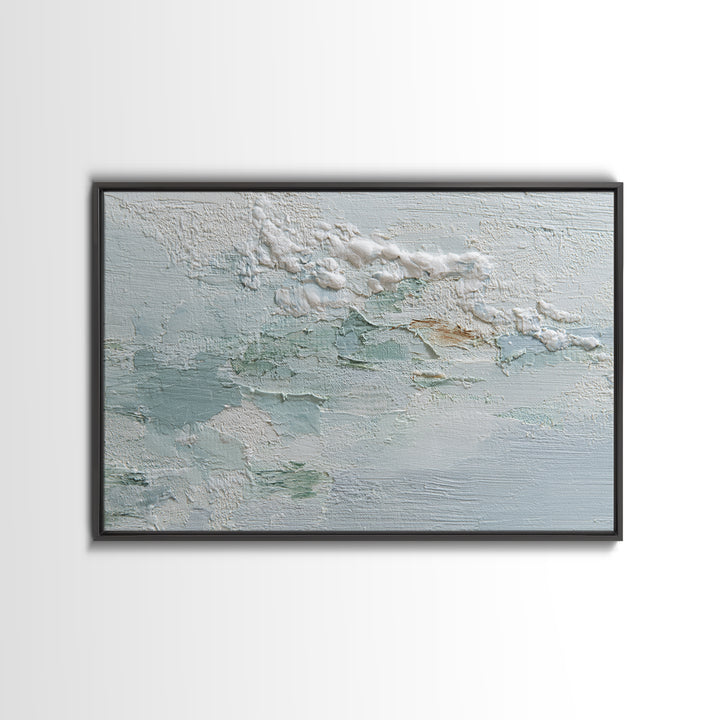 Clean Geometric Composition Framed Canvas Print, Medical Office Art, Healthcare Wall Art, Office Decor, Abstract Art, Calm, MOA-3x2-86
