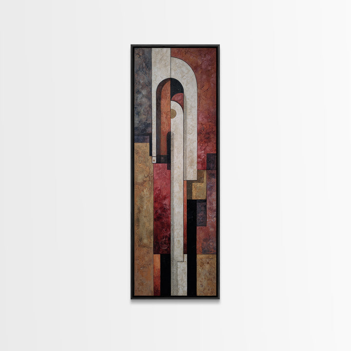 Architectural Arch Composition Canvas Print, Modern Art, Artwork, Living Room Decor, Fine Art, Modern 381, Set of Prints, MOD-1x3-81