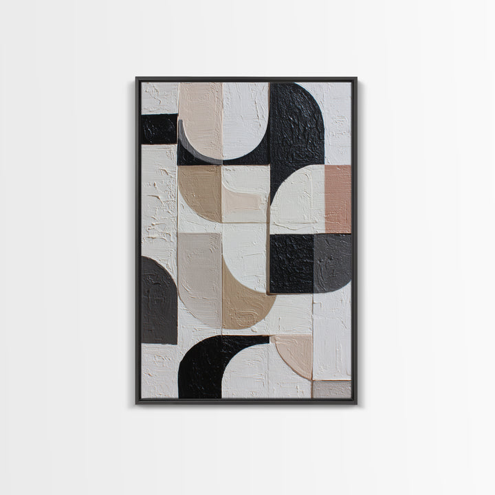 Large Organic Forms Framed Canvas Print, Modern Art, Art, Living Room Decor, Oil Painting, Modern, Canvas Art, Digital Print, MOD-2x3-59