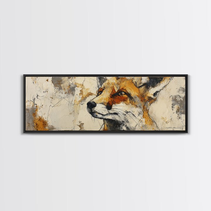 Modern Animal Portrait Canvas Print, Modern Art, Gallery Decor, Living Room Decor, Fine Art, Modern, Contemporary Art, MOD-3x1-62