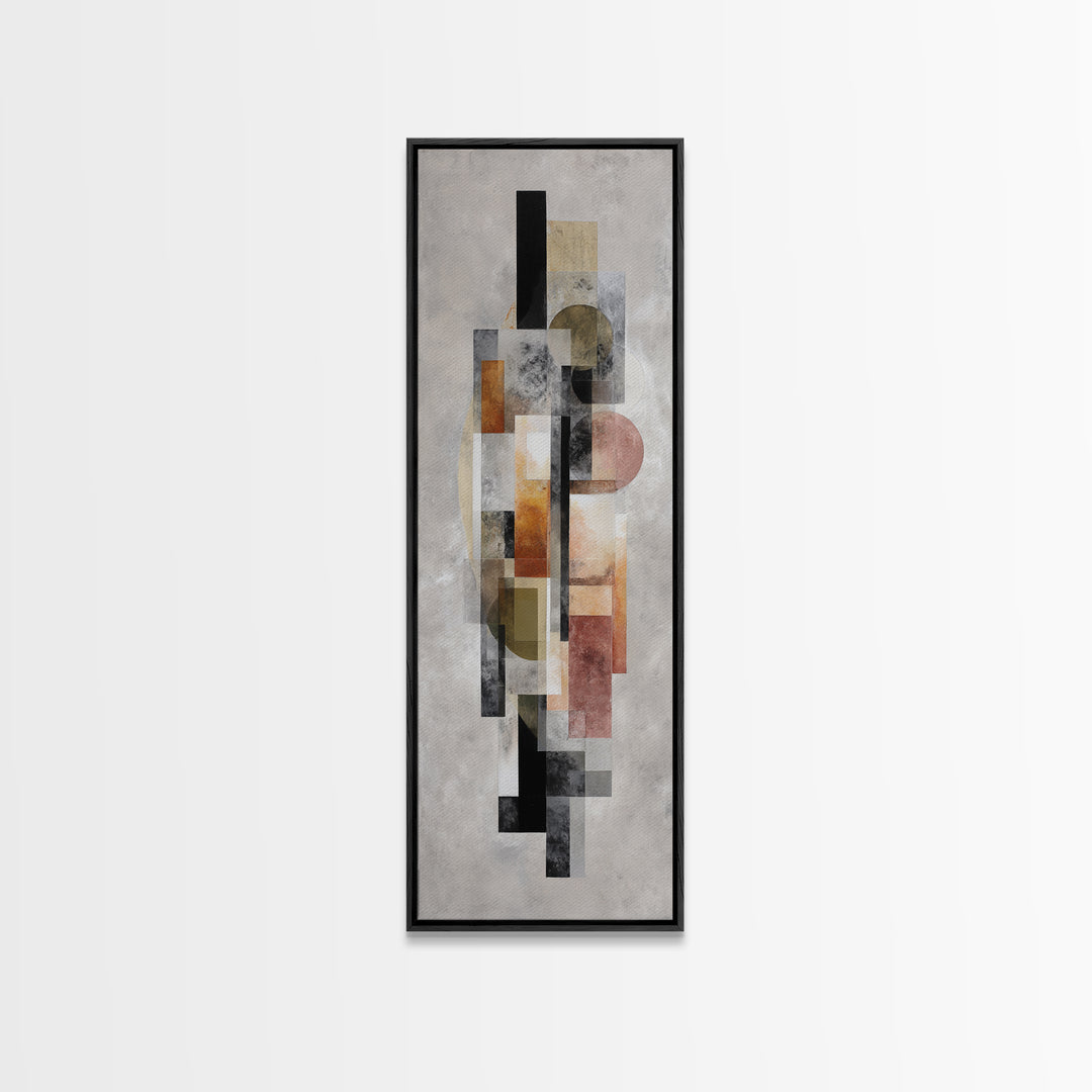 Black Ink Abstract Canvas Print, Monochrome Art, Luxury Decor, Living Room Decor, Abstract Art, Mono, Printable Wall Art, MON-1x3-90