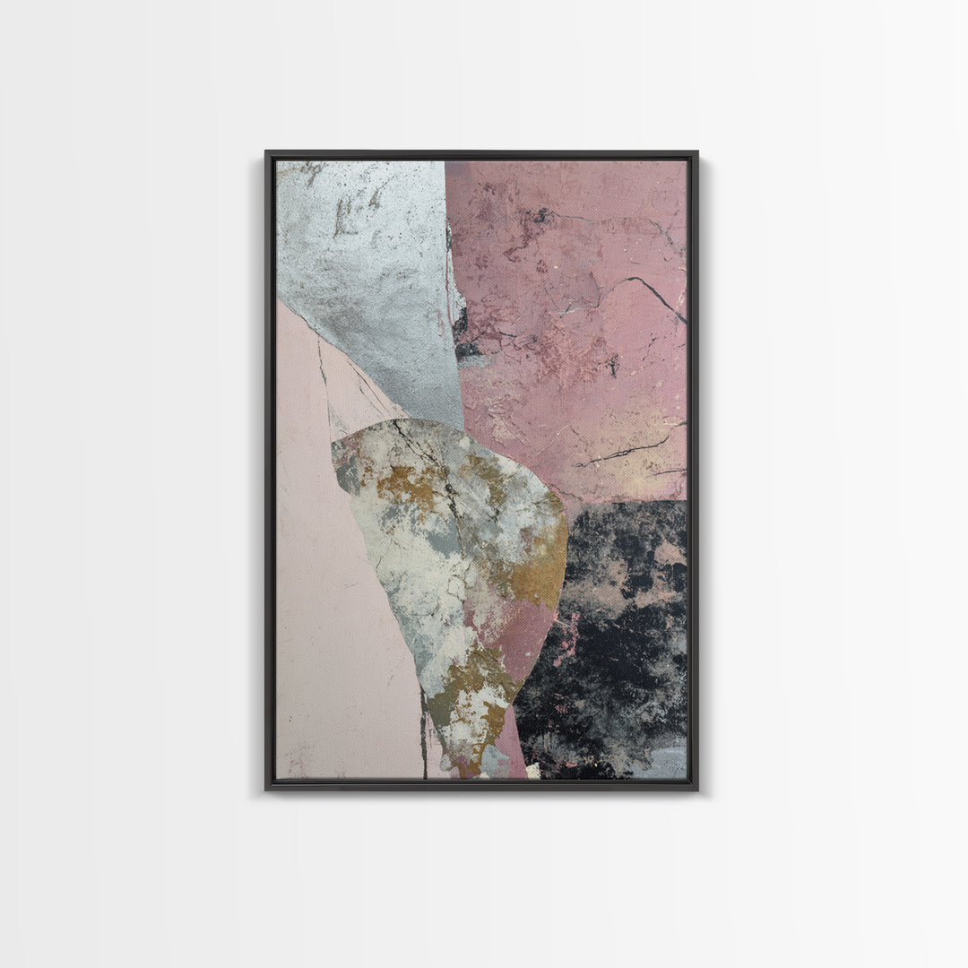 Silver Ocean Moonlight Scene Canvas Print, Monochrome Art, Abstract Art, Living Room Decor, Fine Art, Mono, Bedroom Wall Art, MON-2x3-99