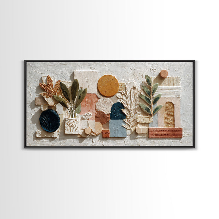 Patterned Door Hardware and Carved Wood Detail Canvas Print, Moroccan Art, Living Room Decor, Marrakesh, Map Wall Art, MOR-2x1-15