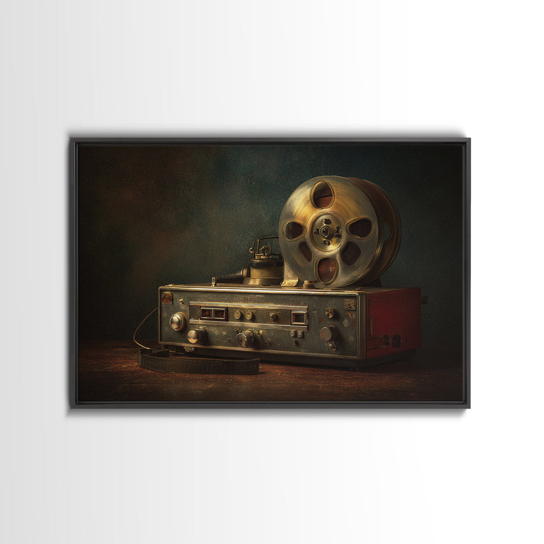 Recording Tape Reel Canvas Print, Music Studio Art, Music Wall Art, Studio Decor, Fine Art, Rhythm, Teen Room Decor, Music Gift, MSA-3x2-42